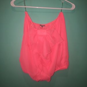 Crop Top With Bow on Front